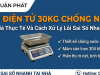 Cân Điện Tử 30kg Chống Nước: Đánh Giá Thực Tế Và Cách Xử Lý Lỗi Sai Số Nhanh Nhất