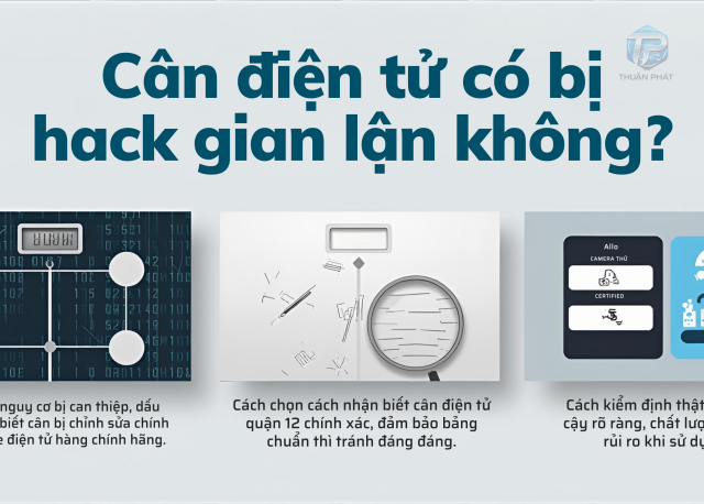 Cân điện tử có bị hack gian lận không?